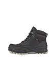 ECCO® Track 25 chaussures de plein air mi-hautes en cuir Gore-Tex pour homme - Noir - O