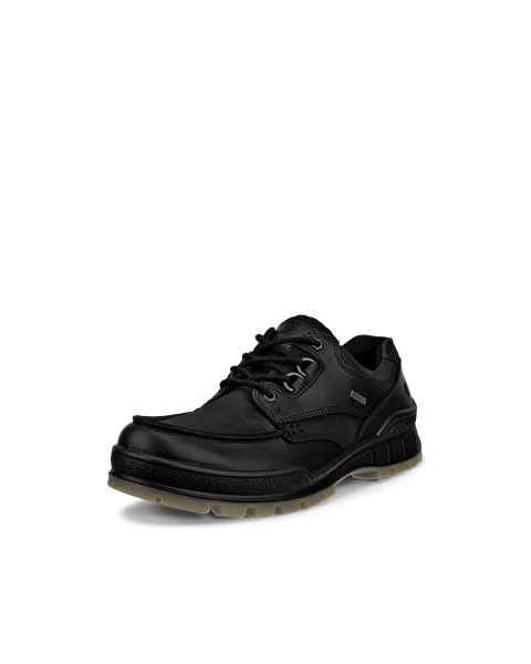 Men's ECCO® Track 25 Leather Gore-Tex Outdoor Trainer - Black - M