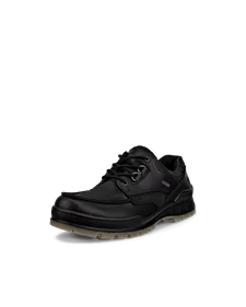 Men's ECCO® Track 25 Leather Gore-Tex Outdoor Trainer - Black - M