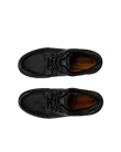 Men's ECCO® Track 25 Leather Gore-Tex Outdoor Trainer - Black - Top_Left_Pair