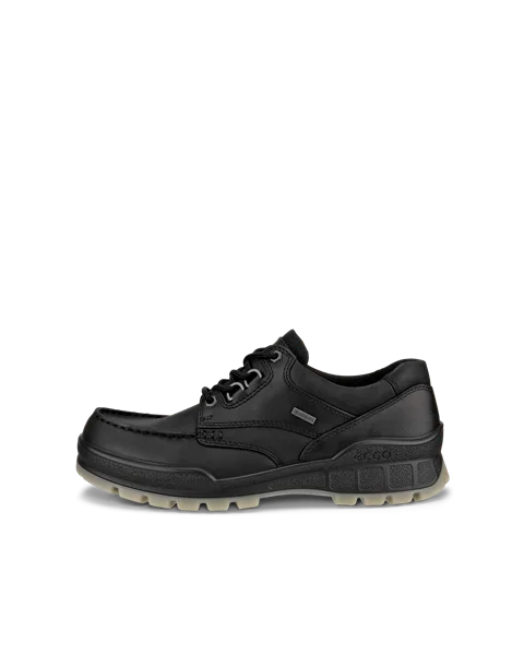 Men's ECCO® Track 25 Leather Gore-Tex Moc-Toe Shoe - Black - O