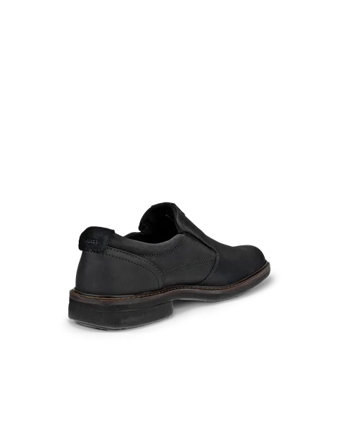 ECCO® Turn muške kožne cipele Gore-Tex bez vezica - Crno - B