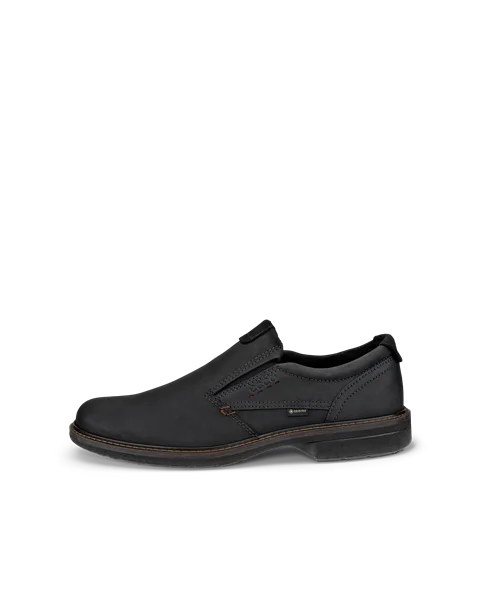 ECCO® Turn chaussures sans lacet en cuir Gore-Tex pour homme - Noir - O
