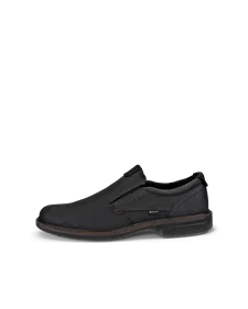 Męskie skórzane wsuwane buty Gore-Tex ECCO® Turn - Czarny - O