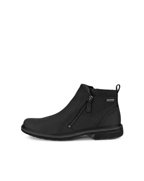 Men's ECCO® Turn Nubuck Gore-Tex Ankle Boot - Black - O