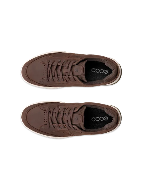 ECCO® Byway 2.0 Heren waterdichte schoen van nubuck - Bruin - Top_Left_Pair