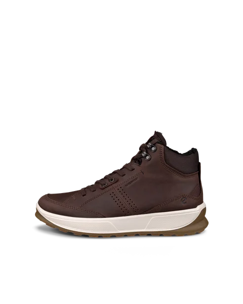 Men's ECCO® Byway 2.0 Nubuck Waterproof Ankle Boot - Brown - O