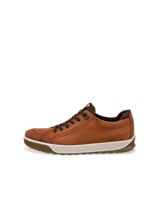 Men's ECCO® Byway Tred Nubuck Gore-Tex Lace-Up Shoe - Brown - O