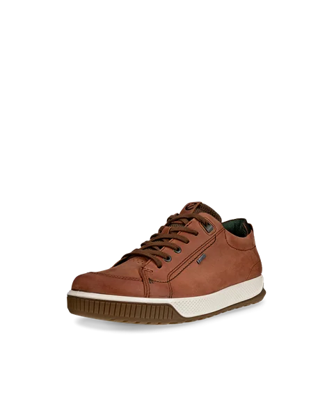 ECCO® Byway Tred chaussures à lacet en nubuck Gore-Tex pour homme - Marron - M