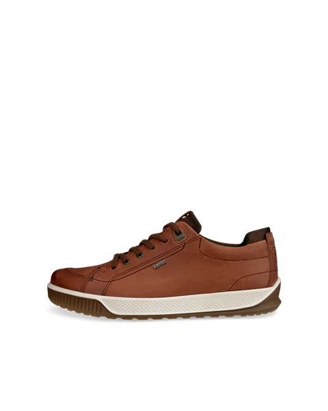 ECCO® Byway Tred chaussures à lacet en nubuck Gore-Tex pour homme - Marron - O