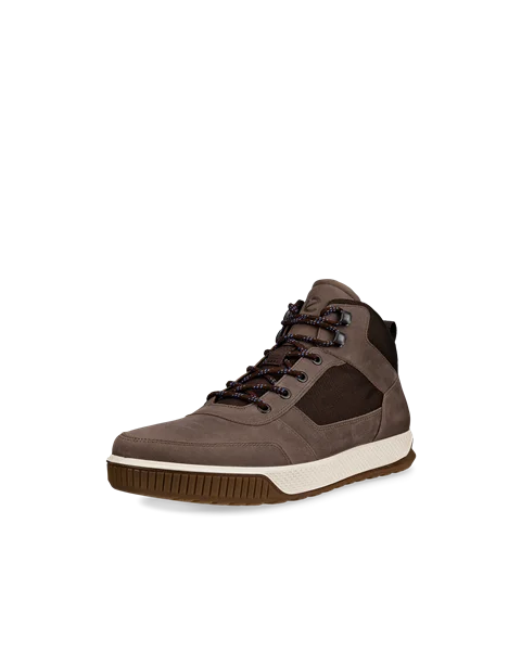 Men's ECCO® Byway Tred Nubuck Outdoor Ankle Boot - Brown - M