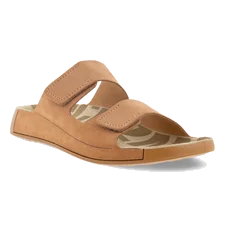 ECCO® Cozmo sandaler i nubuck med to remme til herrer - Brun - Main