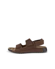 ECCO® Cozmo sandale en nubuck deux brides pour homme - Marron - O