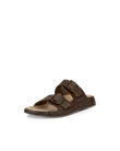 ECCO® Cozmo herre sandal to stropper nubuk - brun - M