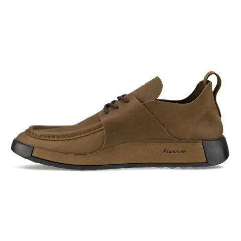 Pánska nubuková šnurovacia obuv ECCO® Cozmo Shoe - Hnedá - Inside
