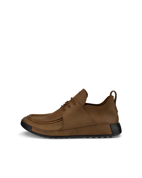 ECCO® Cozmo Shoe sko i nubuck med snørebånd til herrer - Brun - O