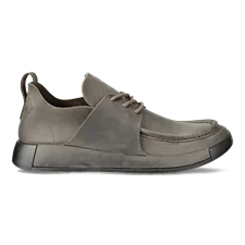 ECCO® Cozmo Shoe muške cipele od nubuka s vezicama - siva - Outside