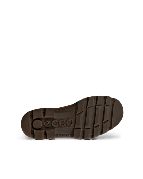 Men's ECCO® Grainer Nubuck Chelsea Boot - Brown - S