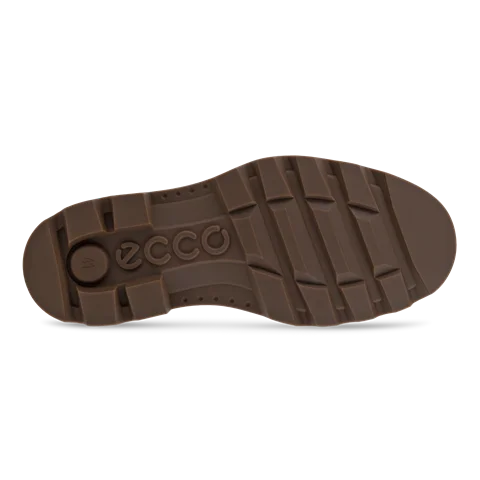 Men's ECCO® Grainer Nubuck Chelsea Boot - Brown - Sole