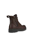 Men's ECCO® Grainer Leather Lace-Up Boot - Brown - B