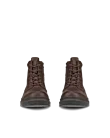 Men's ECCO® Grainer Leather Lace-Up Boot - Brown - Front_Pair