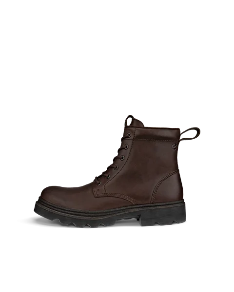 ECCO® Grainer Herren Schnürstiefel aus Leder - Braun - O