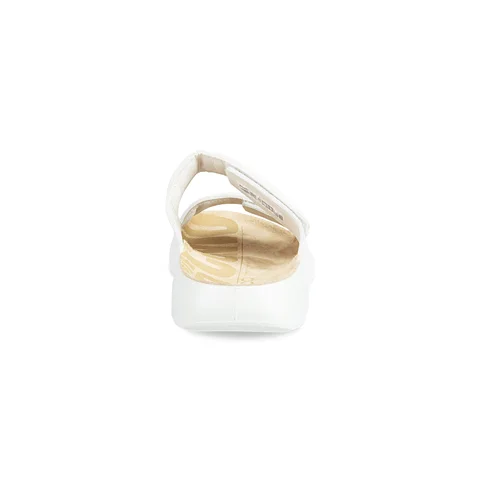 ECCO® Cozmo 60 sandaler i læder med to remme til damer - Hvid - Heel