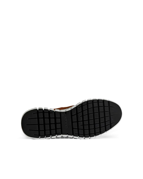 ECCO® Gruuv Heren nubuck sneaker - Bruin - S