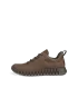 Men's ECCO® Gruuv Leather Gore-Tex Trainer - Brown - O