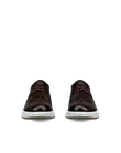 Men's ECCO® GRUUV STUDIO Leather Dress Shoe - Brown - Front_Pair