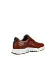 Men's ECCO® Gruuv Studio Leather Trainer - Brown - B