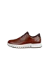 Men's ECCO® Gruuv Studio Leather Trainer - Brown - O
