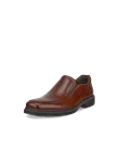 Męskie wsuwane buty ze skóry ECCO® Helsinki 2 - Brązowy - M
