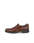 Men's ECCO® Helsinki 2 Leather Slip-On Dress Shoe - Brown - O