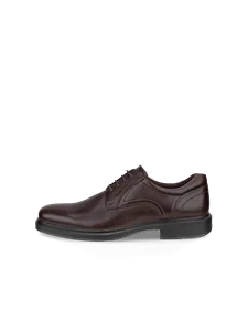 Men's ECCO® Helsinki 2 Leather Derby Shoe - Brown - O
