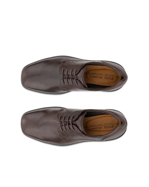 ECCO® Helsinki 2 Heren leren derby schoen - Bruin - Top_Left_Pair