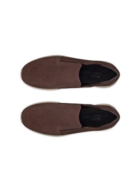 ECCO® Irving Herren Lederslipper - Braun - Top_Left_Pair