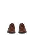 ECCO® Melbourne derbies cuir pour homme - Marron - Front_Pair