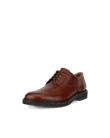 Men's ECCO® Metropole London Leather Derby Shoe - Brown - M