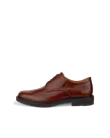 Men's ECCO® Metropole London Leather Derby Shoe - Brown - O