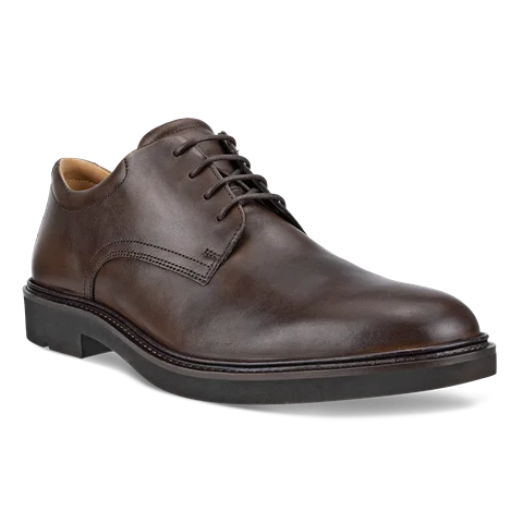 Men's ECCO® Metropole London Leather Derby Shoe - Brown - Main