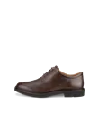 Men's ECCO® Metropole London Leather Derby Shoe - Brown - O