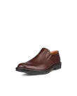 Pánská kožená nazouvací společenská obuv ECCO® Metropole London - Hnědá  - M