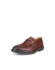 Pánské kožená obuv s mokasínovou špičkou ECCO® Metropole London - Hnědá  - M