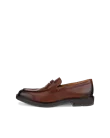 Pánské kožená obuv s mokasínovou špičkou ECCO® Metropole London - Hnědá  - O