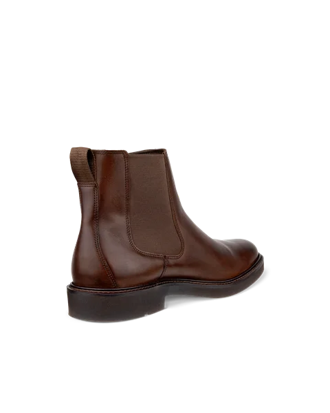 Men's ECCO® Metropole London Leather Chelsea Boot - Brown - B