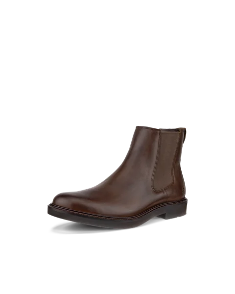 Miesten ECCO® Metropole London nahkainen Chelsea-nilkkuri - Ruskea - M