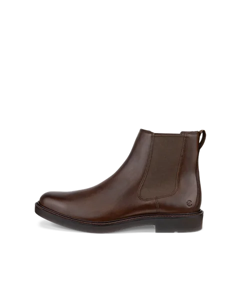 Botas Chelsea couro homem ECCO® Metropole London - Castanho - O