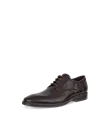 Men's ECCO® Metropole Milan Leather Derby Shoe - Brown - M