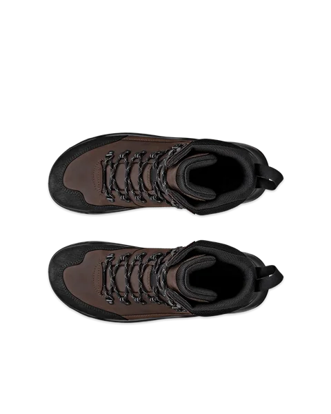 ECCO® Offroad herre vanntett halvhøy turstøvel nubuk - brun - Top_Left_Pair